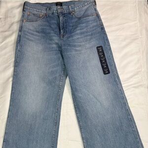 J. Crew Factory Light Blue Flare & Wide Leg Jeans